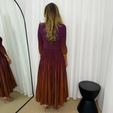 VESTIDO PLISSADO DEGRADÊ