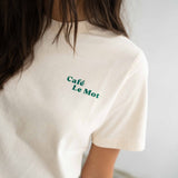 T-SHIRT CRU CAFÉ LE MOT