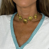 CHOKER DOURADO SOL