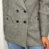 BLAZER TWEED CINZA