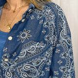 CAMISA BANDANAS AZUL