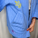 KIMONO BORDADOS AZUL