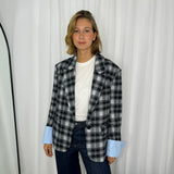 BLAZER VICHY DOBRAS AZUIS