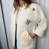 KIMONO BORDADOS CRU
