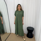 VESTIDO TURCO CAQUI