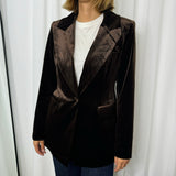 BLAZER CASTANHO VELUDO