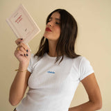 T-SHIRT CHÉRIE AZUL LE MOT