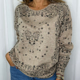 CAMISOLA BANDANA BEGE