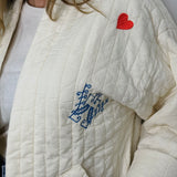 KIMONO BORDADOS CRU