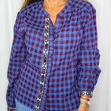 TÚNICA VICHY AZUL