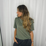 T-SHIRT OMBREIRAS VERDE