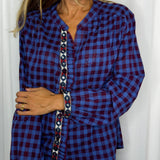 TÚNICA VICHY AZUL