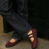 SVETI STEFAN DOUBLE LACE BORDEAUX