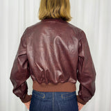 CASACO BOMBER BORDEAUX