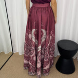 SAIA BORDEAUX ESTAMPADA