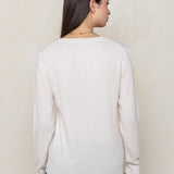CARDIGAN 100% CASHMERE BRANCO