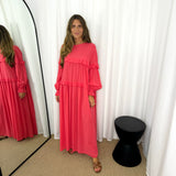 VESTIDO ALGODÃO ROSA