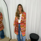 KIMONO TRICOT TELHA