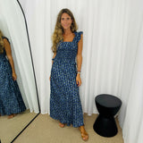 CONJUNTO TOP E SAIA ESTAMPADO