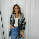 KIMONO VELUDO COM LANTEJOULAS