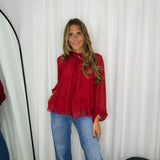 TÚNICA FLUIDA BORDEAUX