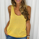 TOP MALHA MOSTARDA