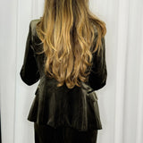 BLAZER VELUDO VERDE SECO