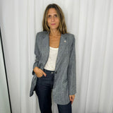 BLAZER FAZENDA TWEED CINZA