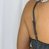 TOP CINZA COM RENDA