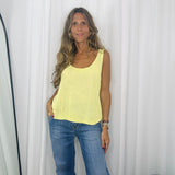 TOP MALHA AMARELO