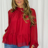 TÚNICA FLUIDA BORDEAUX