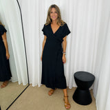 VESTIDO PRETO TRESPASSE