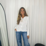 CARDIGAN MALHA BRANCO