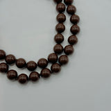 COLAR BOLAS CASTANHO