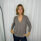 CAMISOLA DECOTE CANELADO MOCA