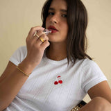 T-SHIRT CEREJAS VERMELHAS LE MOT