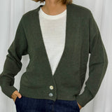 CARDIGAN CURTO VERDE