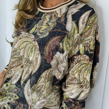 TÚNICA ESTAMPADA FLORES