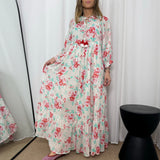 VESTIDO CAMISEIRO BRANCO ESTAMPADO FLORES