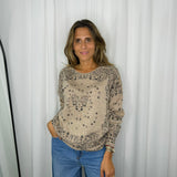 CAMISOLA BANDANA BEGE