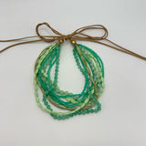 COLAR PEDRAS VERDE