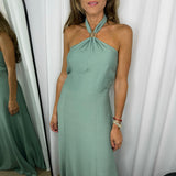 VESTIDO VERDE ÁGUA