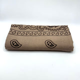 ECHARPE BANDANAS BEGE