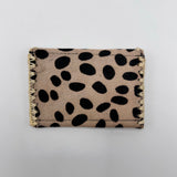 PORTA-MOEDAS BEGE MANCHAS