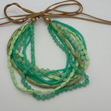 COLAR PEDRAS VERDE
