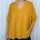 CAMISOLA DECOTE CANELADO MOSTARDA