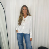 CARDIGAN MALHA BRANCO