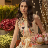 VESTIDO CRU FLORES