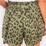 CALÇÕES ALINHADOS ANIMAL PRINT CAQUI