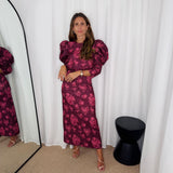 VESTIDO FLORES BERINGELA